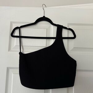 babaton one shoulder top